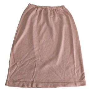 Vintage‎ Alfred Dunner Womens Shift Skirt Size XL Elastic Waist Pull On USA Made